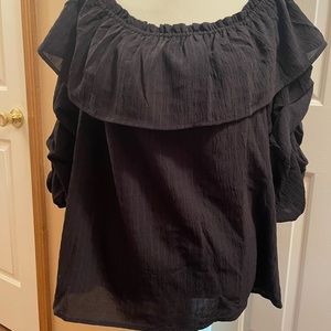 Women’s Black off the shoulder blouse